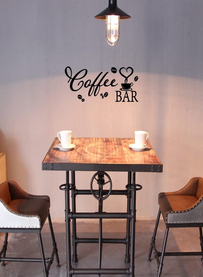 Fencosyn Coffee Bar Removable Vinyl Wall Decals | Kitchen & Office Decor | Coffee Bar Sign - Image 2