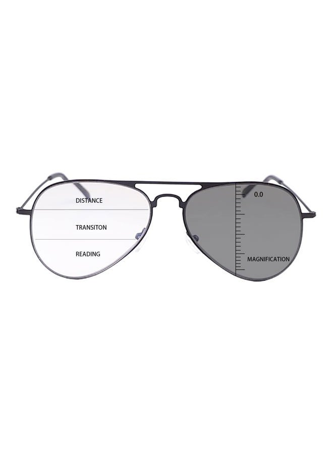 MIRYEA Aviator Photochromic Progressive Multifocus Reading Glasses Multifocal Transition Sun Readers for Men Women UV Protection Sunglasses Blue Light Blocking Computer Eyeglasses Anti Glare Eyewear - Image 1