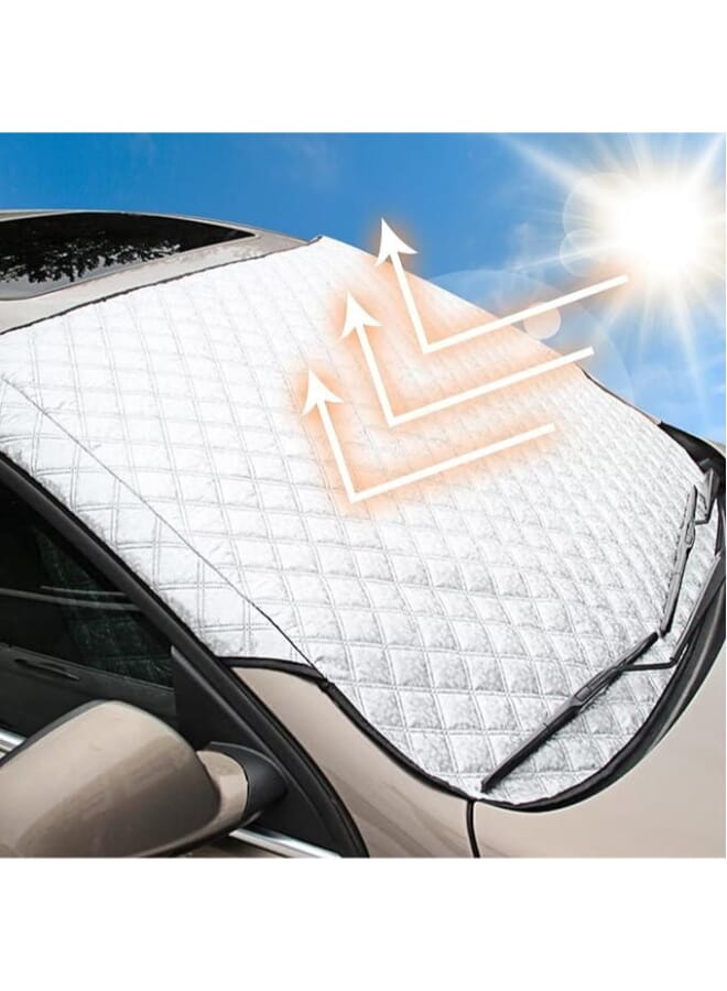 Generic Car Sun Visor Cover - Protects Windshield from UV Rays  - Image 1