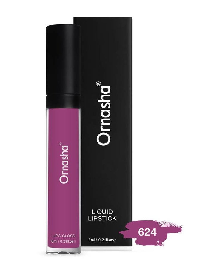 Ornasha Ornasha Matte Liquid Lipstick No. 624 