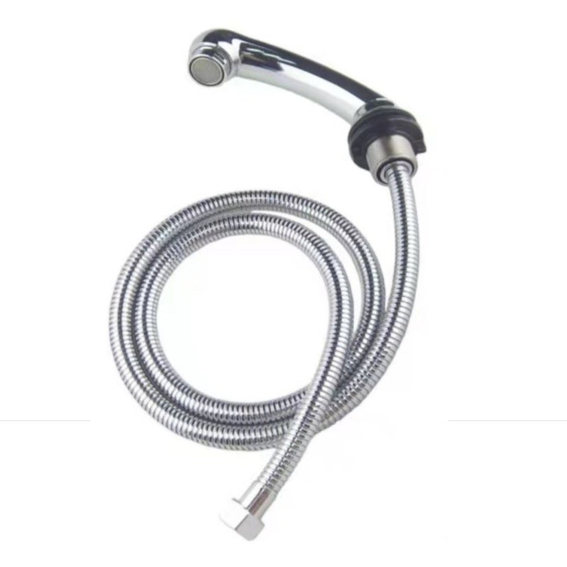 Salon Shower Head: 1 Pc Alloy Body - Bubble Water Without Pressure Barber Shop Faucet for Hair Salon Gentle Rinsing - Image 3