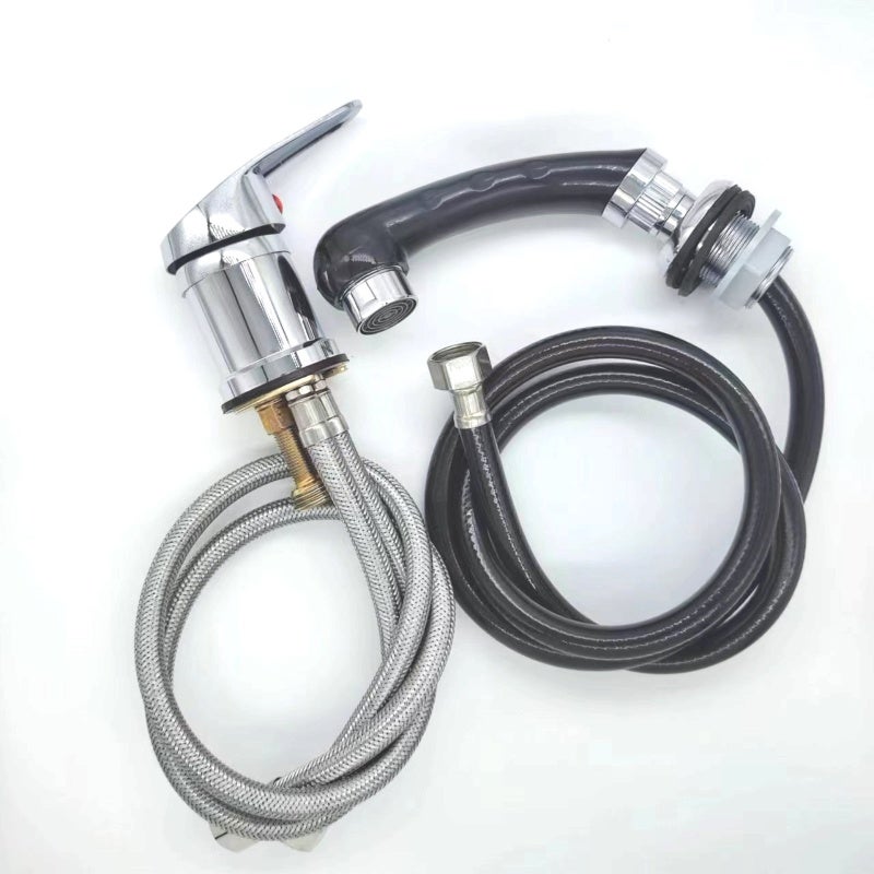 Salon Shower Head: 1 Pc Alloy Body - Bubble Water Without Pressure Barber Shop Faucet for Hair Salon Gentle Rinsing - Image 2