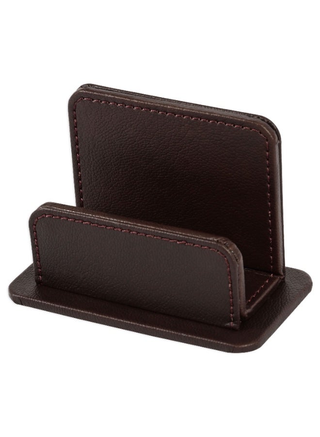 FIS Executive Desk Set, Italian PU Materials, Set of 6 Pieces, Dark Brown Color, Pack in Gift Box-FSDS181DBR - Image 5