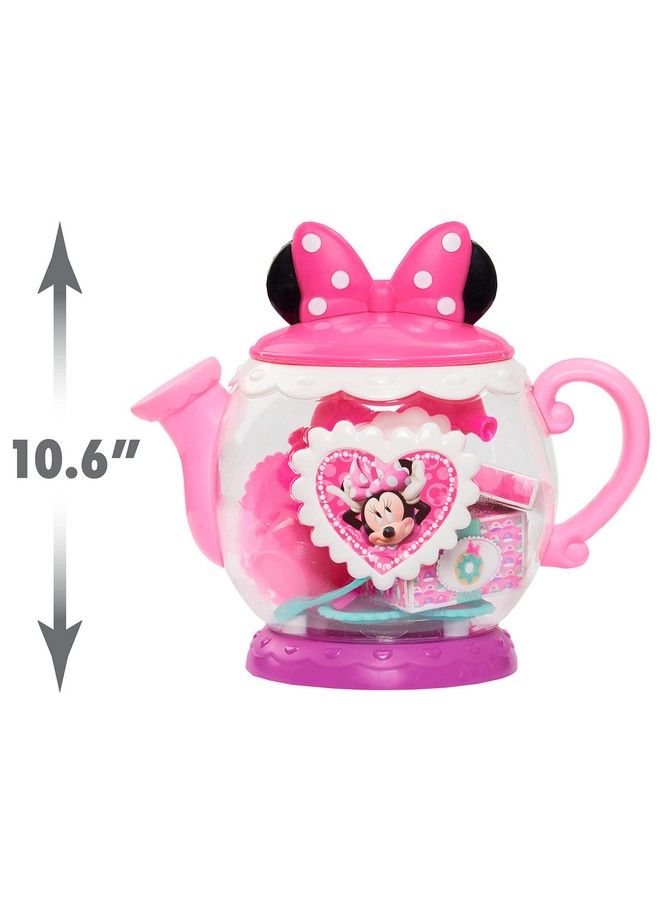 Minnie طقم شاي للأطفال من مووس تيريفيك تيبوت للعب التظاهر مرخص رسميًا للأطفال من عمر 3 سنوات فما فوق هدايا وتقديمات - Image 5