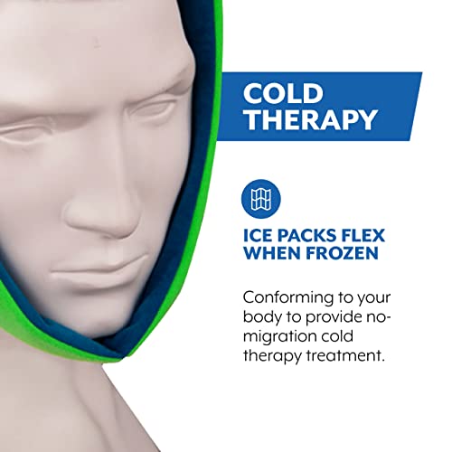 Brownmed - Polar Ice TMJ Wrap - Reusable Jaw Ice Pack Wrap - Gentle Compression Wrap for Headaches, Migraines, Jaw Pain & Wisdom Teeth Surgery - Face Ice Pack Wrap - Image 2