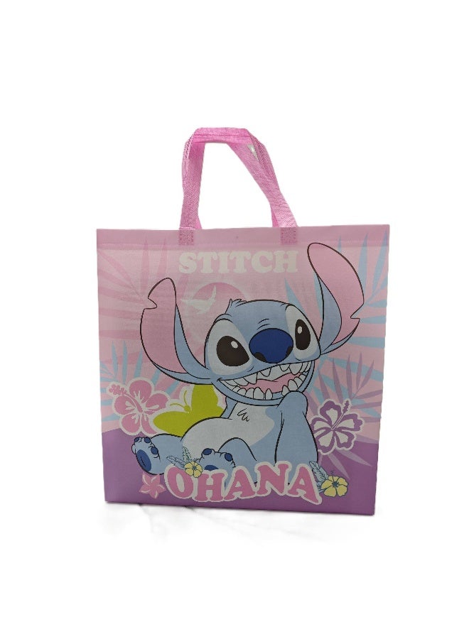 Disney Lilo & Stitch Stitch Ohana Medium Gift Bag (41 x 15 x 42 cm, Pink) - Image 1