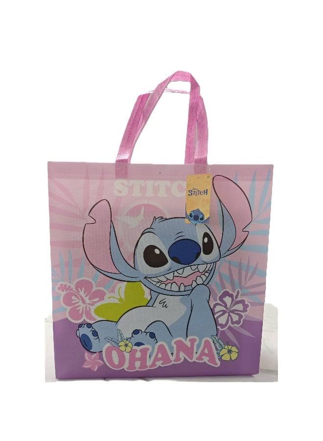 Disney Lilo & Stitch Stitch Ohana Medium Gift Bag (41 x 15 x 42 cm, Pink) - Image 2