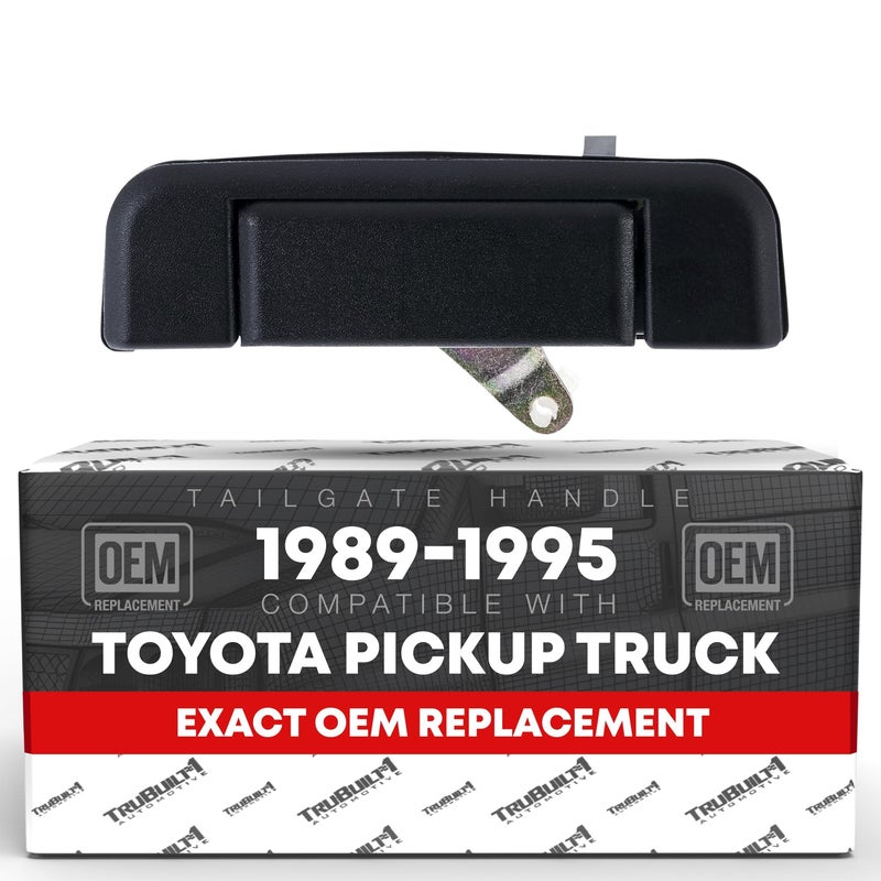 T1A Tail Gate Handle Assembly Compatible with 19891995 Toyota 4Runner Pickup OEM Replacement Latch TO1915103 6909071010 77103 - Image 3