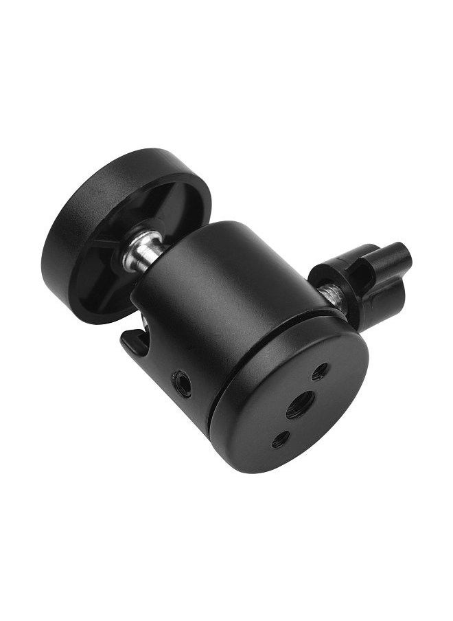 Generic - 2pcs Mini Swivel Ball Head Tripod Head 360 Degree Rotating Mount Base Adapter with Universal 1/4 Inch Screw Mounts for DSLR ILDC Camera DV Tripod Monopod Light Stand - Image 1