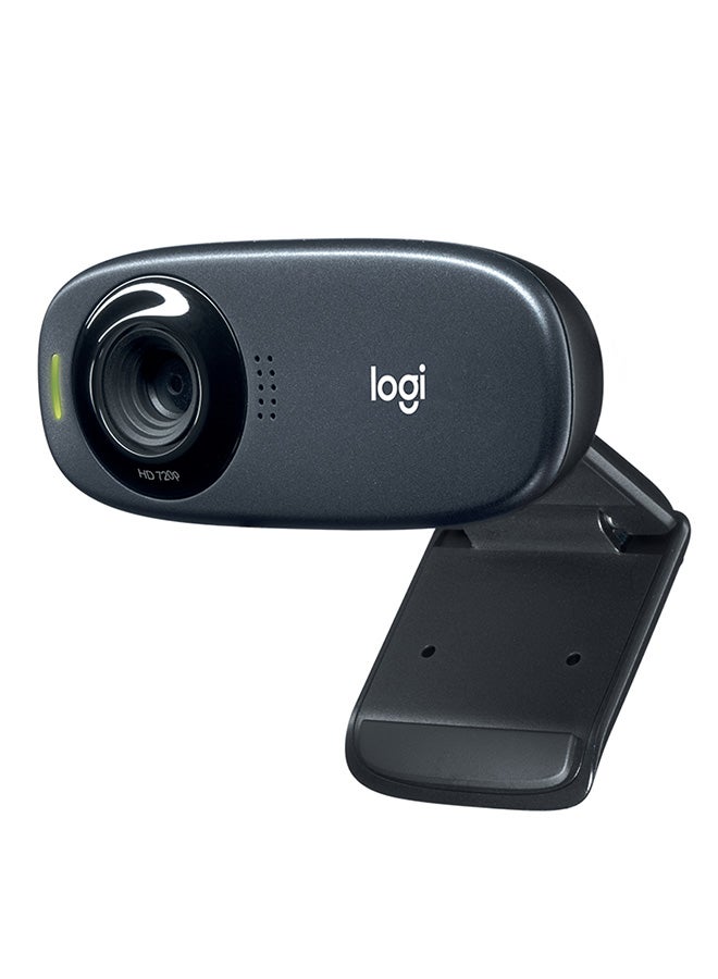 Logitech C310 HD Webcam For PC/Mac/Laptop/Tablet/XBox Black - Image 1