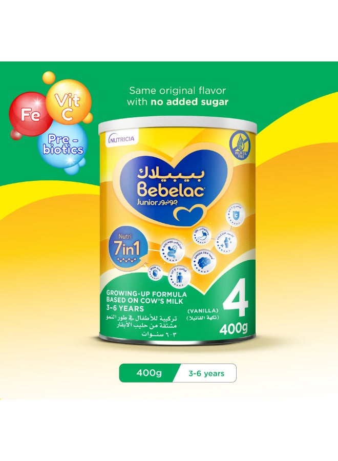 Bebelac Junior Nutri 7in1 Stage 4 Growing Up Formula From 3 to 6 Years - Image 2