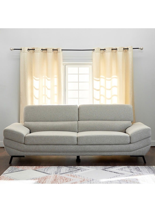 Home Box Salerno 3-Seater Fabric Sofa 88x85x224 cm - Image 1