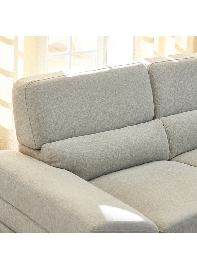 Home Box Salerno 3-Seater Fabric Sofa 88x85x224 cm - Image 4