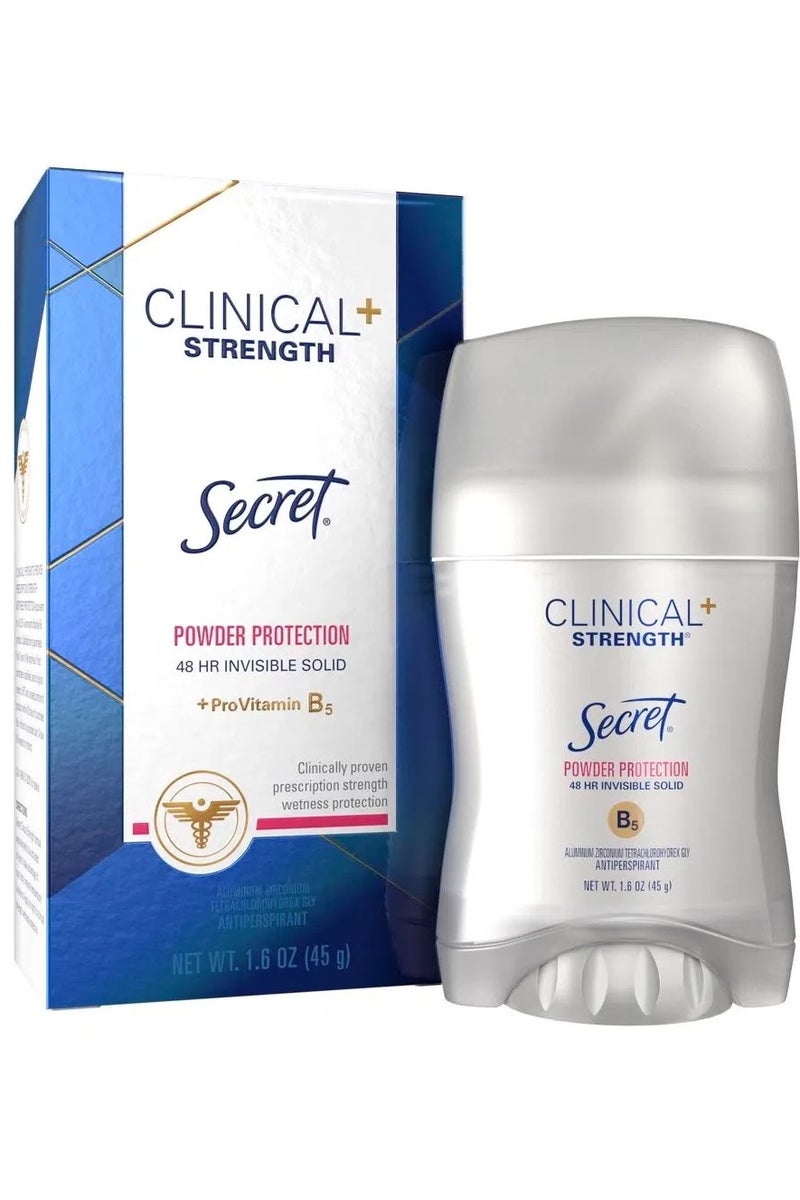 Secret Desodorant Secret Clinical Invisible Solid Powder Protection 45g