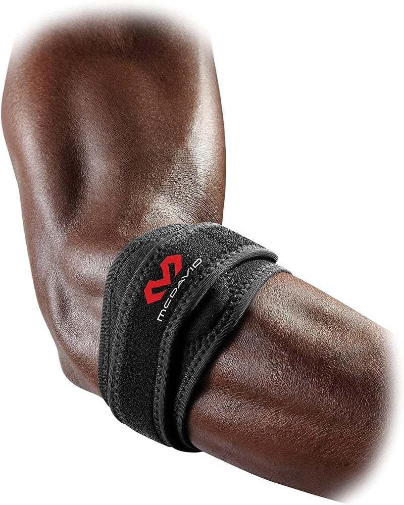 Mc David Tennis Pickleball Elbow Brace for Men & Women, Tendonitis Elbow Brace & Strap Golfers Elbow Brace Counterforce Band for Tendon Pain Relief & Support for Forearm - Image 1