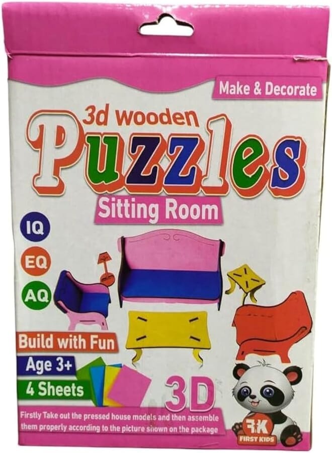 3D Foam Puzzles Children Sitting Room