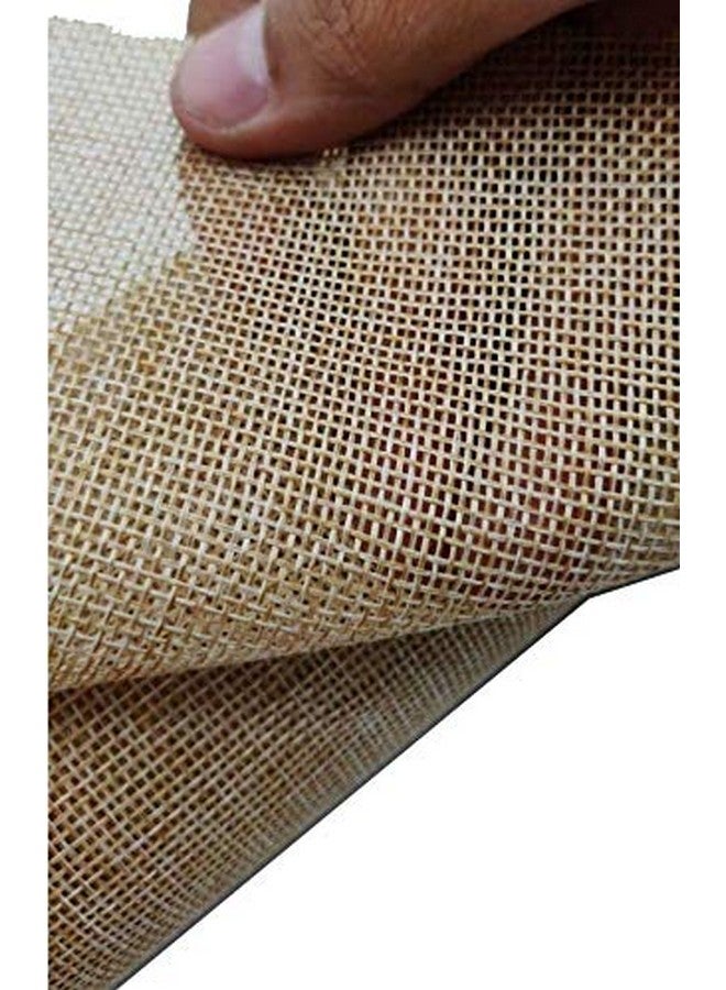 3A Featuretail Synthetic Jute Fabric roll for Bouquet Wrapping, Gift Wrapping, Bags, Basket Making and Jute Material Fabric for Crafts (18 Inch x 5 Yard, Color: Beige, pack of 1), Solid - Image 4