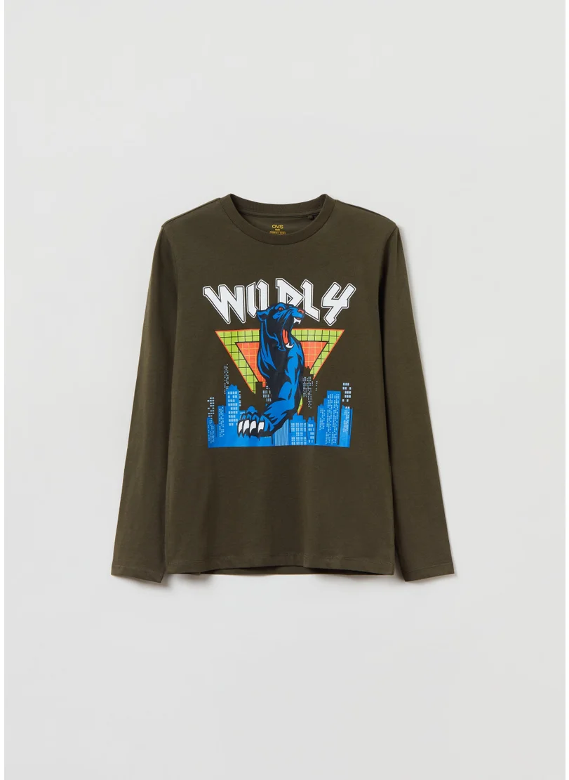 Ovs Long-Sleeved T-Shirt With Print