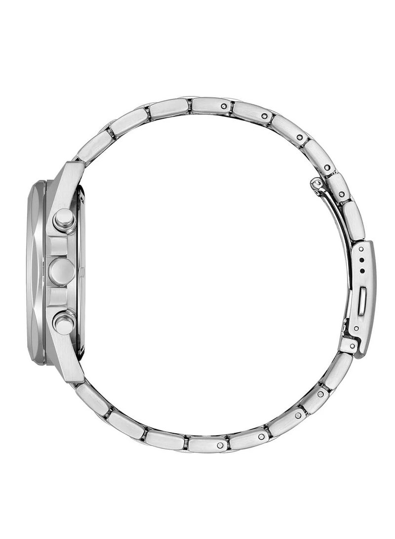 CITIZEN ساعة كواتز تناظرية للرجال من سيتيزن CA4590-81X بحزام من الفولاذ المقاوم للصدأ - Image 3