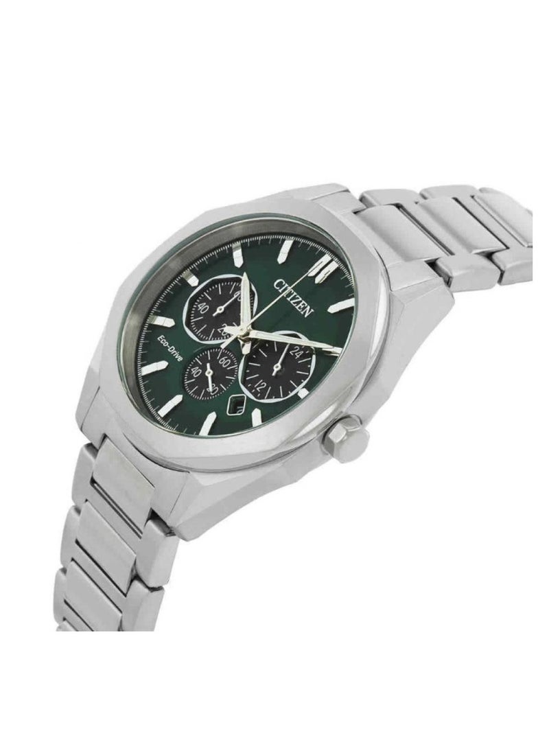 CITIZEN ساعة كواتز تناظرية للرجال من سيتيزن CA4590-81X بحزام من الفولاذ المقاوم للصدأ - Image 5