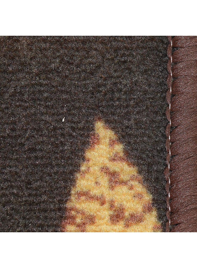 Status سجادة عداء مطبوعة بتقنية 3D لمنطقة النوم/المعيشة/المنزل مع قاعدة مضادة للانزلاق (3 × 5 أقدام - صغيرة، متعددة) - عبوة من 1 - Image 4