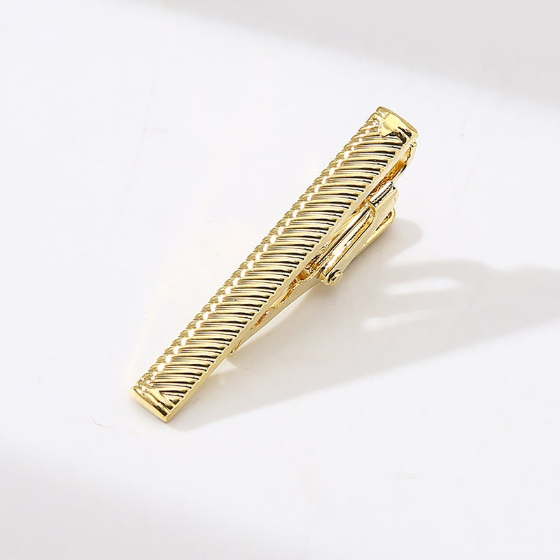 Gold Men'S 4Cm Short Fashion Tie Clip Silver Mirror Narrow Tie Special Personality Temperament Tie Clip - Image 5