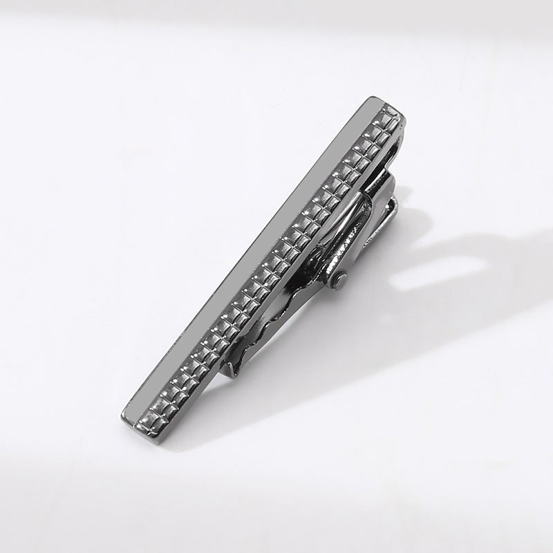 Gold Men'S 4Cm Short Fashion Tie Clip Silver Mirror Narrow Tie Special Personality Temperament Tie Clip - Image 3