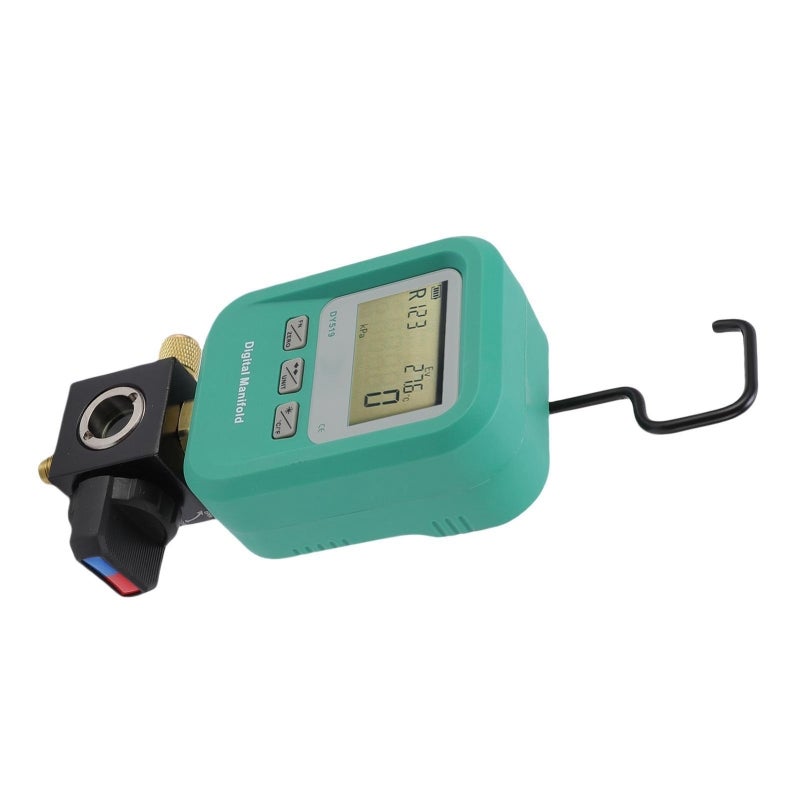 DUOYI Digital Air Conditioning Manifold Meter 87 x 170 x 50mm Digital Reading - Heavy-Duty Valve Switch with 1/4 Inch Inlet for Refrigeration Maintenance - Image 4