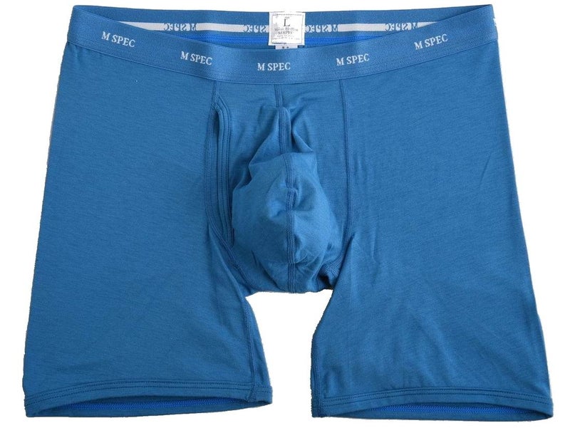MSPEC Men's Boxer Briefs 3D-Crotch Outlast Temperature control MS2 Turquoise 3XL - Image 1