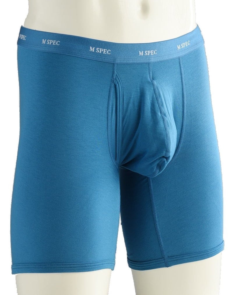 MSPEC Men's Boxer Briefs 3D-Crotch Outlast Temperature control MS2 Turquoise 3XL - Image 2
