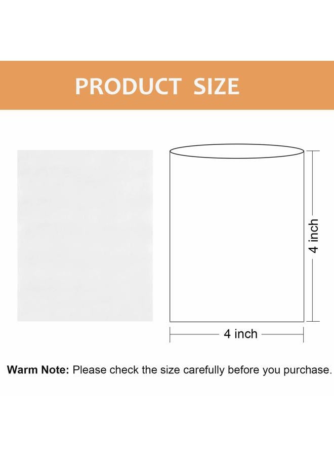 Morepack Shrink Wrap Bags,4x4 Inches 200 Pcs Clear PVC Heat Shrink Wrap for Packagaing Soap,Bath Bombs,Candles,Small Gifts and Homemade DIY Projects - Image 2