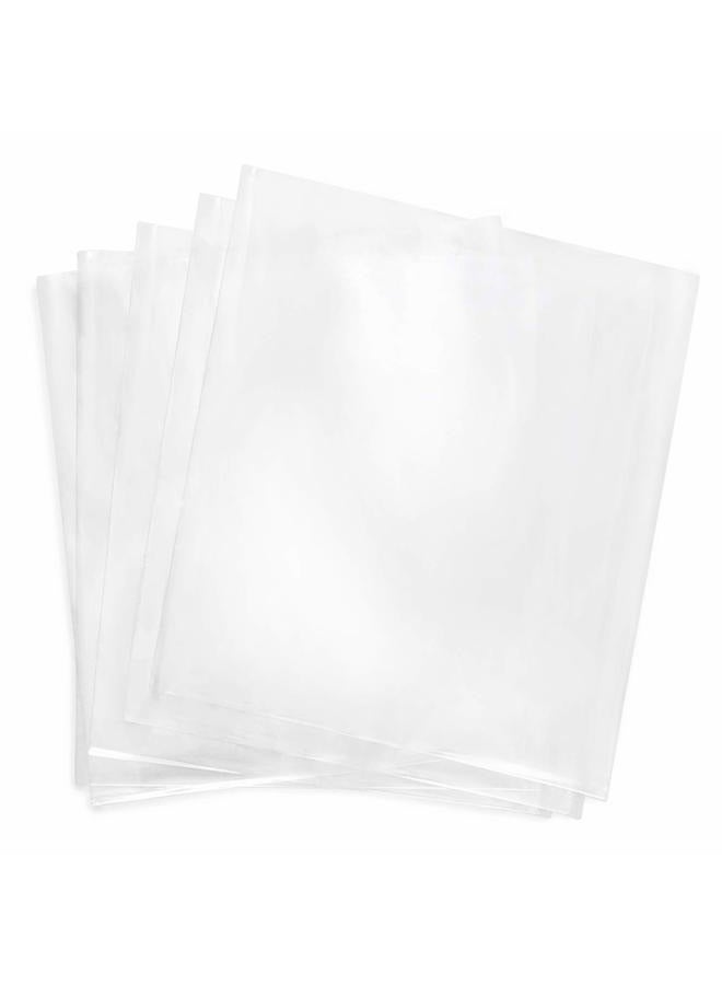 Morepack Shrink Wrap Bags,4x4 Inches 200 Pcs Clear PVC Heat Shrink Wrap for Packagaing Soap,Bath Bombs,Candles,Small Gifts and Homemade DIY Projects - Image 1