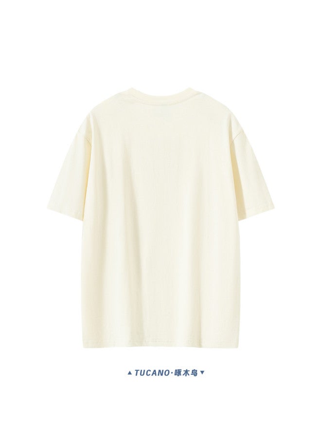 Tucano men's Short Sleeve T-shirt - Summer Comfortable Casual Breathable Round Neck Chinese Trendy Sports Tee - Image 3