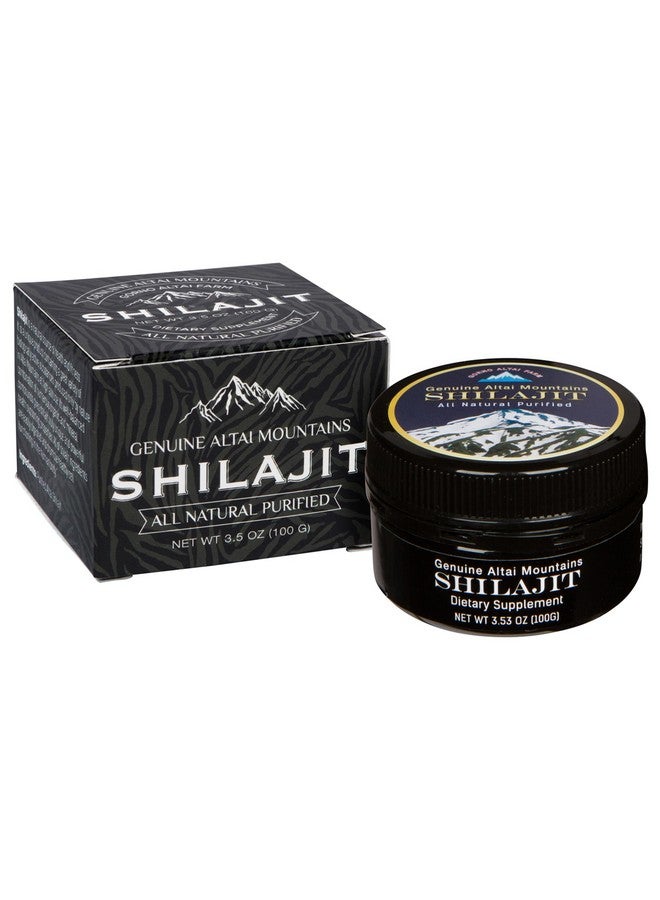 Sayan Pure Shilajit Resin 3.5oz/100g, 660 Servings - Potent Organic Fulvic Acid Supplement - Supports Immune System, Memory, Focus, and Provides Natural Energy, Detox - Vegan, Non-GMO - Image 1