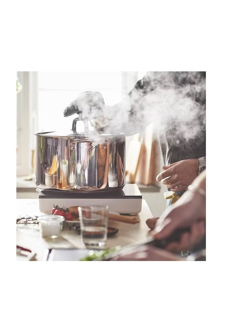 قدر مع غطاء، ستنلس ستيل 10.0 لتر - Image 2