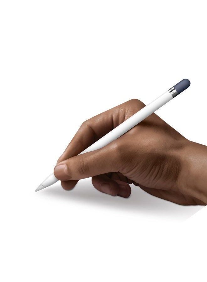 FRTMA for Apple Pencil Cap - 4 Packs Red,White,Midnight Blue,White cap - Image 4
