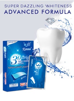 GlorySmile 3D Bright Teeth Whitening Strips with V34 Colour Corrector Toothpaste Safe Formula 100% Genuine Branded PAP+ Teeth Whitening Strips 10 Treatments Professional Teeth Whitener for Teeth Enamel & Stains Removal | Unisex  - Image 3