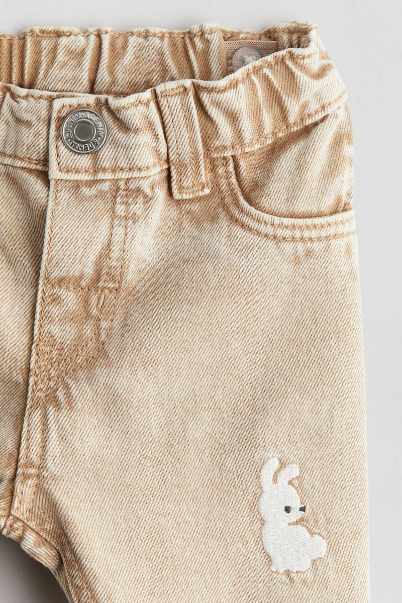 H&M Embroidery-detail jeans