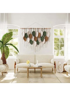 Macrame feather Wall Hanging Boho Leaves Macrame Tapestry Wall Decor Handmade 100 x 75 - pzsku/ZA394CA0ED7DB35B1848FZ/45/_/1716807346/7a1fdf42-7c85-4372-9507-88d5af4f4fd8