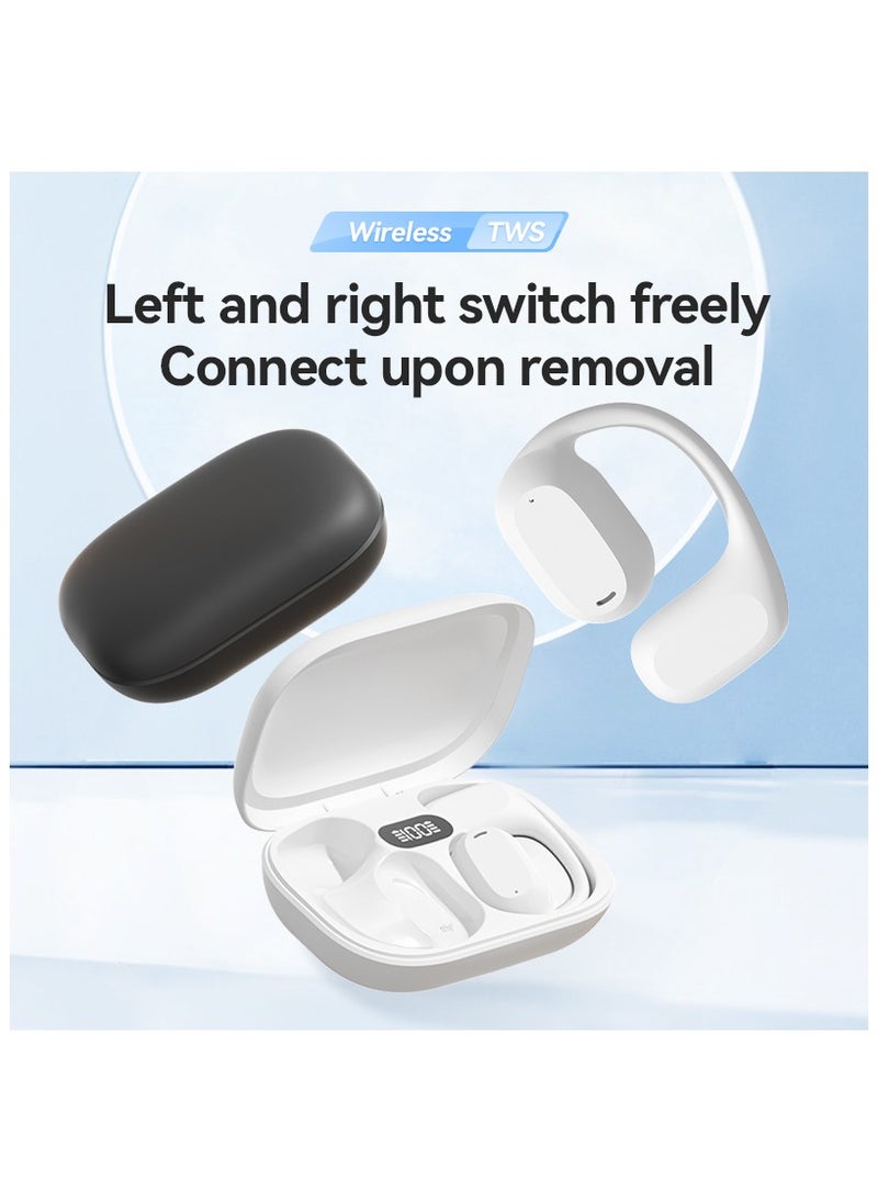 Wireless Earbuds Bluetooth Headphones 120hours standby 4-Mic HD Call IP5 Waterproof Ear Buds in Ear Sport LED Display Earphones with Earhooks for Running Workout Gym Phone Laptop TV Computer (White) - pzsku/ZA394DA8875B793A81C18Z/45/_/1735269598/89cce5b3-064b-4cf6-b1b8-d368e92c1c71