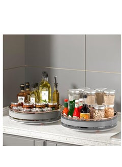 Excefore Lazy Susan Organizer, 360 Degree Lazy Susan Turntable for Cabinet, Rotating Lazy Susan Spice Rack, with Non-Slip Base, for Kitchen, Pantry, Cabinet, Cupboard, Cosmetics  - Image 5