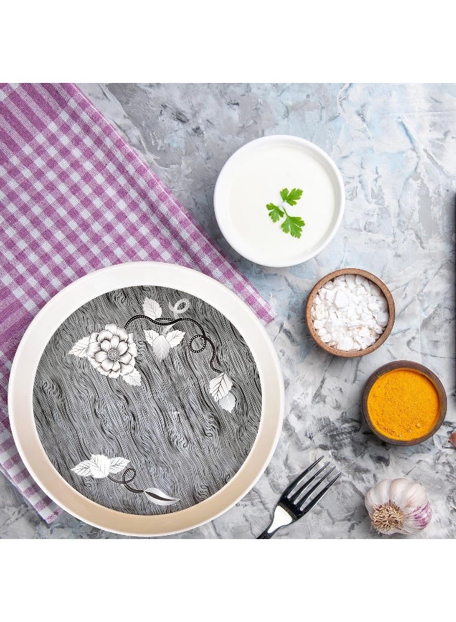 برايم ميلامين  طقم عشاء من الميلامين مكون من 47 قطعة لتقديم 8 اشخاص من برايم، طقم عشاء عالي الجودة وغير قابل للكسر، امن للاستخدام في الميكروويف وغسالة الصحون، طقم اطباق ميلامين - Image 2