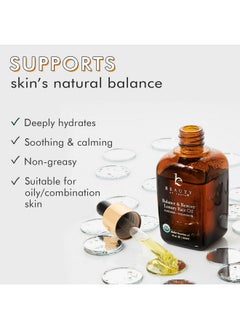 Beauty by Earth Organic Face Oil Natural Anti Aging Facial Oil With Centella Asiatica Rosehip Oil For Sensitive Skin Argan Oil For Gua Sha Massage Jojoba Oil And Vitamin E Day And Night Moisturizer For Dry Skin  - Image 3