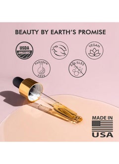 Beauty by Earth Organic Face Oil Natural Anti Aging Facial Oil With Centella Asiatica Rosehip Oil For Sensitive Skin Argan Oil For Gua Sha Massage Jojoba Oil And Vitamin E Day And Night Moisturizer For Dry Skin  - Image 4