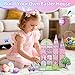 MAYAPHILOS 54 PCS Magnetic Tiles Magnetic Building Blocks with Rabbit Carrot Easter Egg Pattern Construction Stacking Toy for Toddlers Gifts for Boys and Girls - Image 4