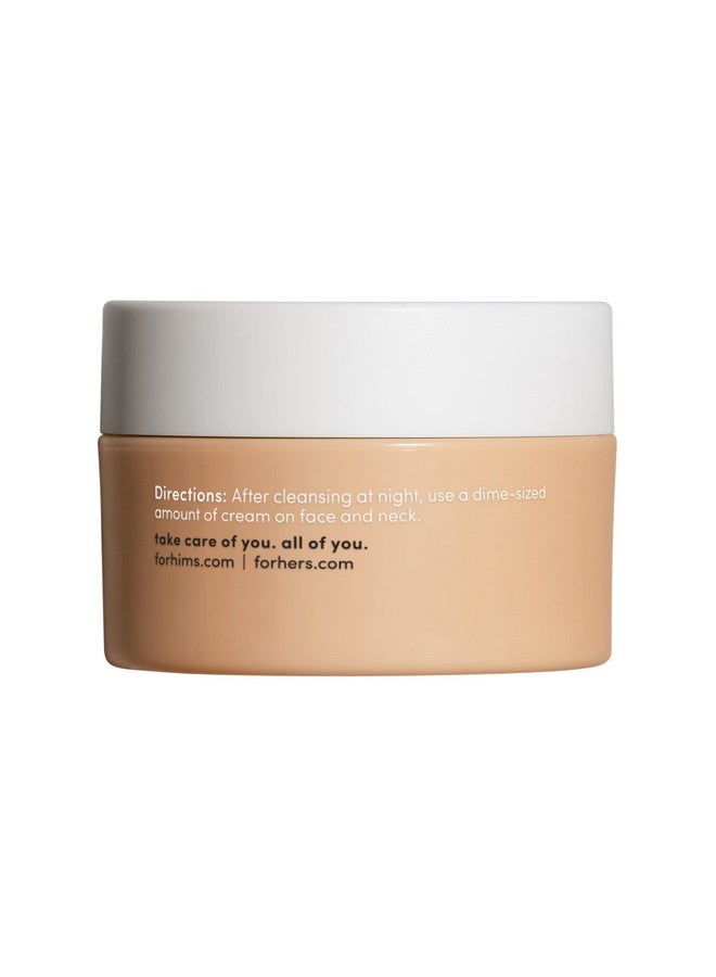 HIMS & HERS hims Goodnight Wrinkle Cream for Men - Hydrating Mens Face Moisturizer with Hyaluronic Acid, Shea Butter & Caffeine - Reduces Wrinkles While You Sleep - 1 pack - Image 3