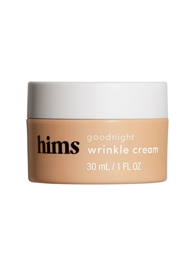 HIMS & HERS hims Goodnight Wrinkle Cream for Men - Hydrating Mens Face Moisturizer with Hyaluronic Acid, Shea Butter & Caffeine - Reduces Wrinkles While You Sleep - 1 pack - Image 2