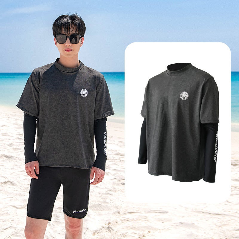 Men'S And Women'S Single Top Boxer One-Piece Trousers With Beach Fashion European, American, Japanese And Korean Style - Image 1