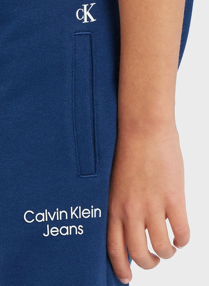 Calvin Klein Jeans Kids Stack Logo Sweatpants