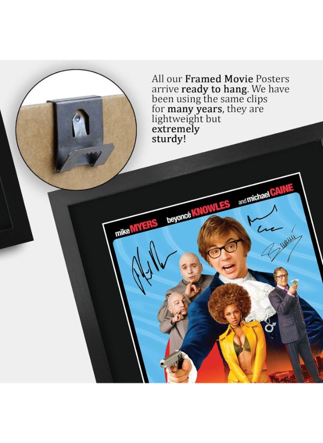 HWC Trading HWC Trading Goldmember Austin Powers 3 Mike Myers 16 x 12 inch Framed Gifts Printed Poster Signed Autograph Picture for Movie Memorabilia Fans - 16" x 12" Framed  - Image 5